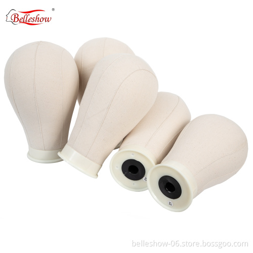 Hot sellv 21"-25" Wig Stand Hair Extension Tools canvas head canvas head mannequin canvas mannequin head